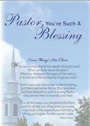 Pastor, You’re Such a Blessing